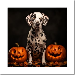 Dalmatian Halloween Posters and Art